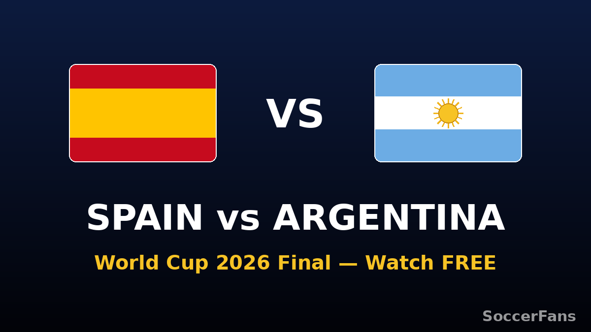 watch Spain vs. Argentina for Free